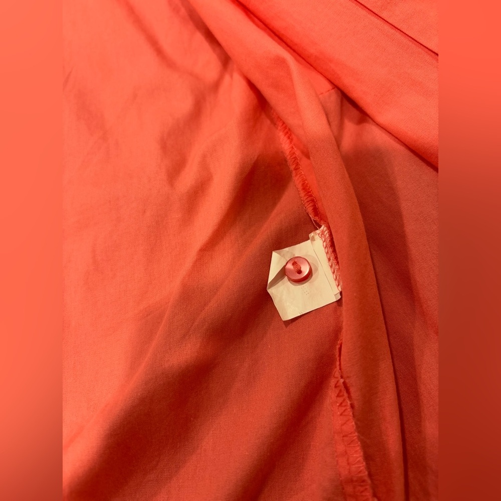 Zara Oversized Pink Button-Up Shirt, Medium - Picture 7 of 7